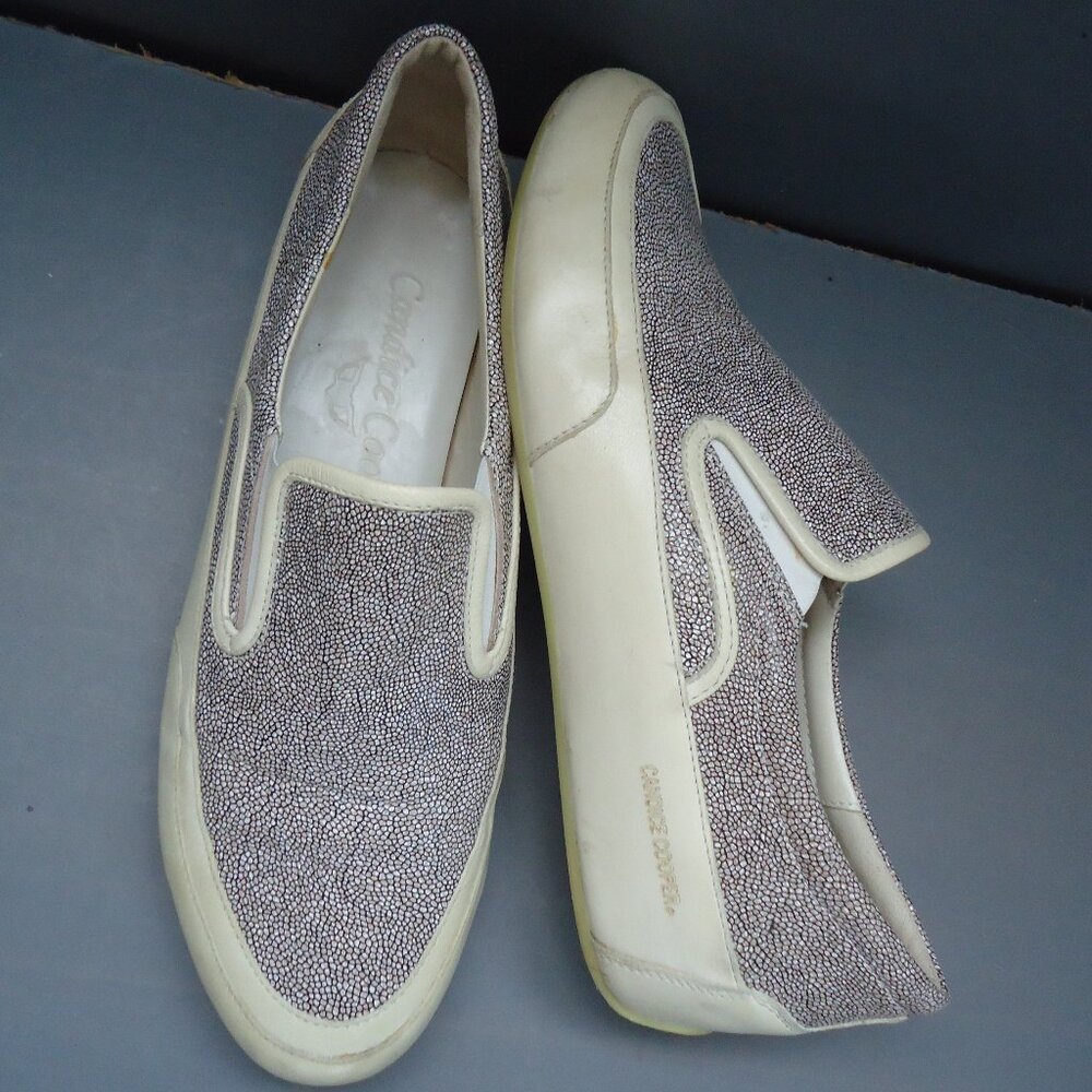 SIZE 39.5. Candice Cooper Italian leather sneakers.